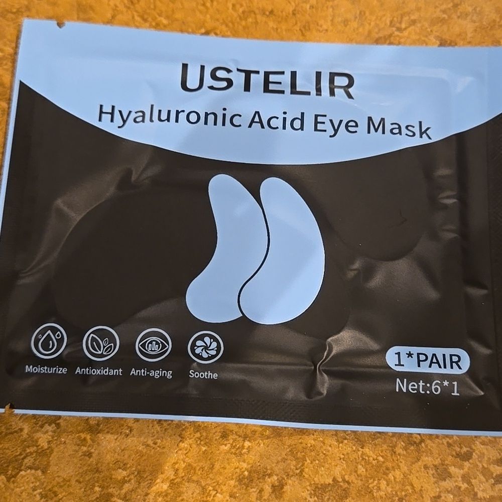 Hydrating Hyaluronic Eye Patches Women Mask Beauty Blue Unisex - Picture 7 of 14